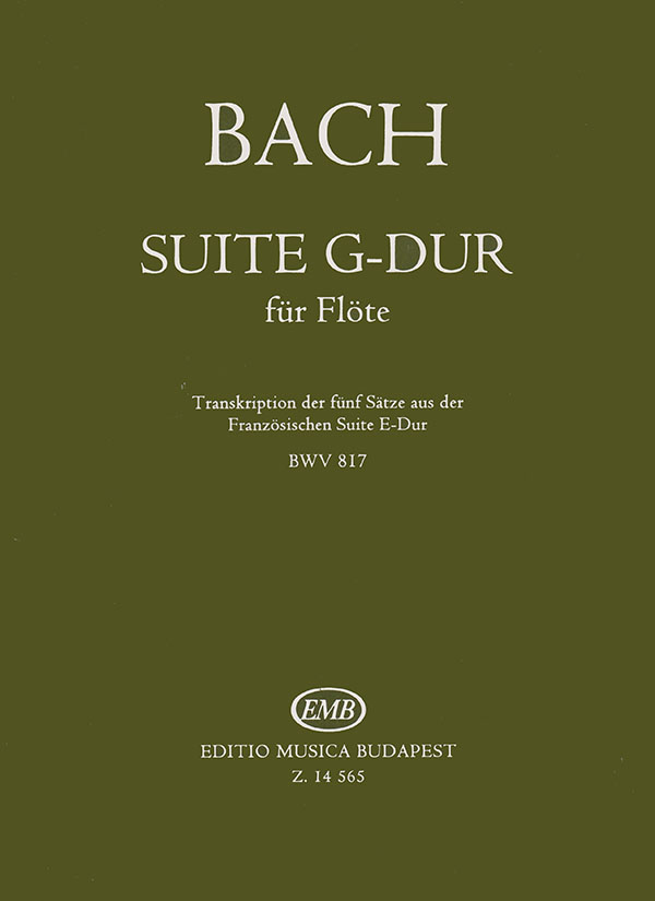 J. S. Bach - SUITE G-DUR FÜR FLÖTE BWV 817 (CSALOG BENEDEK)