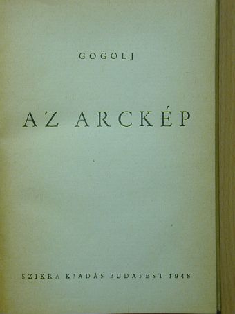 Gogolj - Az arckép [antikvár]