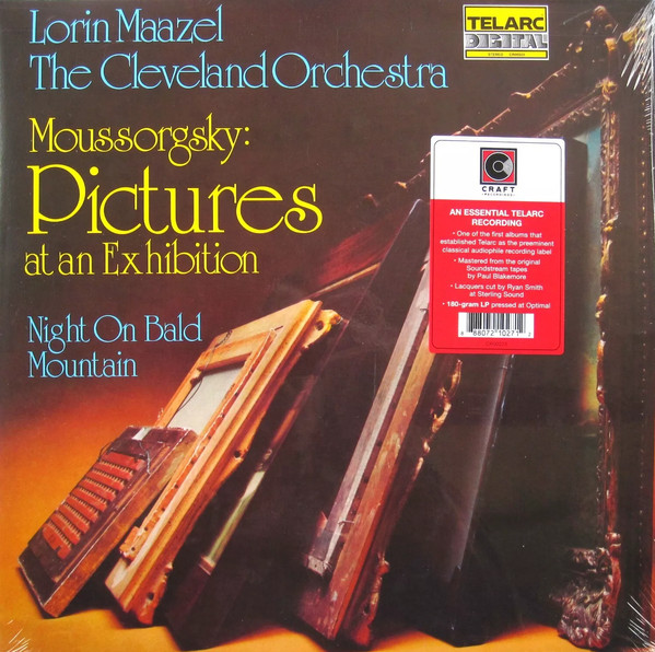 MOUSSORGSKY - PICTURES AT AN EXHIBITION LP LORIN MAAZEL