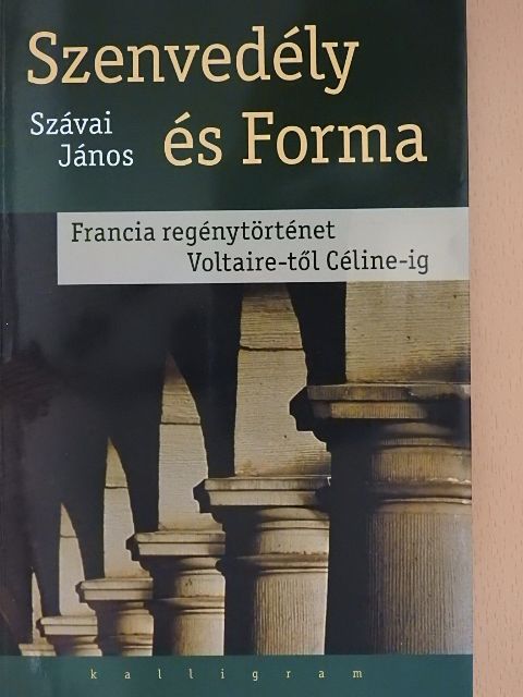 Szávai János - Szenvedély és forma [antikvár]