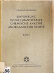 Dr. Phil. Habil. A. Gehring - Einführung in die Quantitative Chemische Analyse Anorganischer Stoffe I. [antikvár]