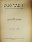 Sienkiewicz Henrik - Quo vadis? [antikvár]