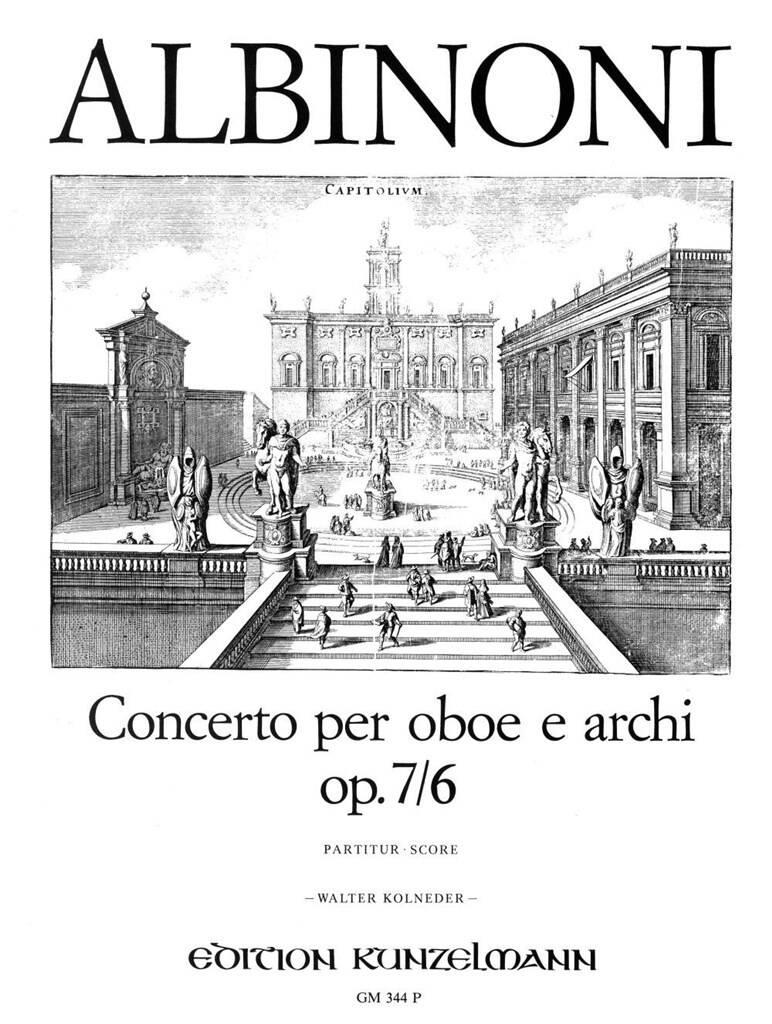 ALBINONI - CONCERTO PER OBOE E ARCHI OP.7/6,KONZERT D-DUR F.OOBE SOLO U.STR.ORCH.,PART