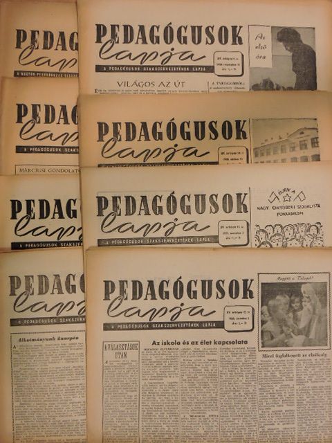 Firon András - Pedagógusok Lapja 1958. (nem teljes évfolyam) [antikvár]