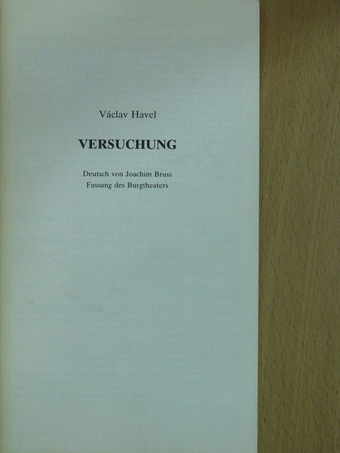 Václav Havel - Versuchung [antikvár]