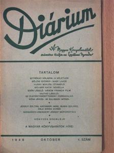 Bölöni György - Diárium 1948. október [antikvár]