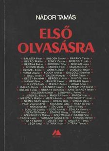 Nádor Tamás - Első olvasásra [antikvár]