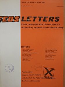 C. N. Hunter - Febs Letters Volume 115, Number 1-2./Volume 116, Number 1-2. [antikvár]