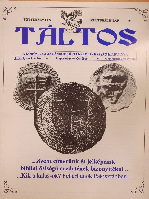 Bognár József - Táltos 1991. szeptember-október [antikvár]