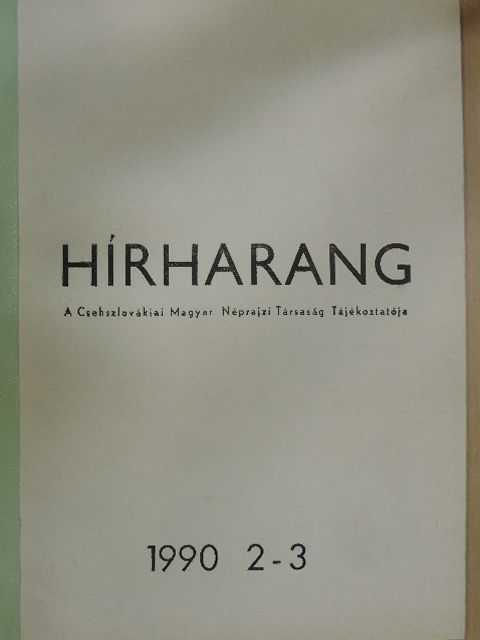 Kósa László - Hírharang 1990/2-3. [antikvár]