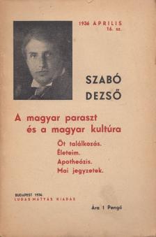 Szabó Dezső - A magyar paraszt és a magyar kultúra [antikvár]