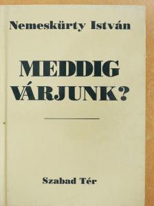 Nemeskürty István - Meddig várjunk? [antikvár]