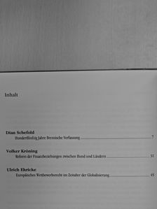 Dian Schefold - Jahrbuch der Juristischen Gesellschaft Bremen 2000 [antikvár]