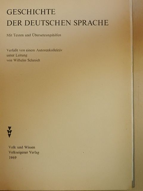 Dr. Hanna Harnisch - Geschichte der deutschen sprache [antikvár]