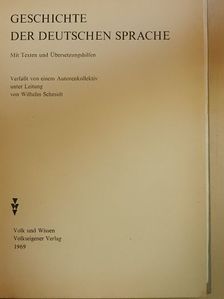 Dr. Hanna Harnisch - Geschichte der deutschen sprache [antikvár]