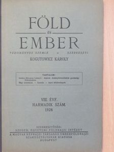 Irmédi-Molnár László - Föld és Ember 1928/3. [antikvár]