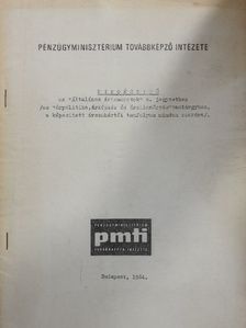 Kiegészítő az "általános árismeretek" c. jegyzethez [antikvár]