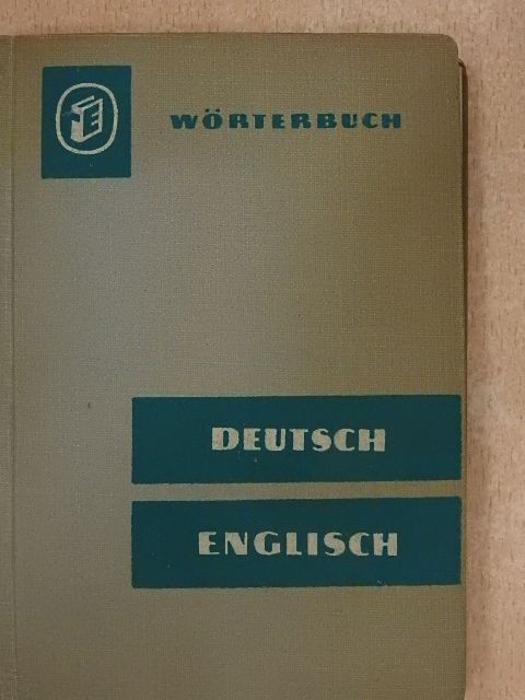 Deutsch-Englisches Wörterbuch [antikvár]