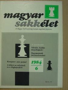 Adorján András - Magyar Sakkélet 1984. június [antikvár]