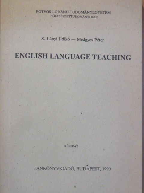 Medgyes Péter - English Language Teaching [antikvár]
