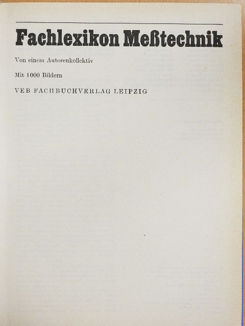 Bakács István - Fachlexikon Meßtechnik [antikvár]