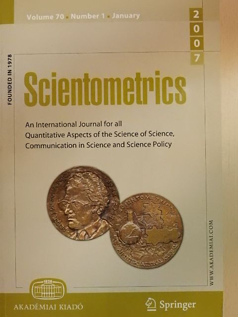 Carmen Galvez - Scientometrics January 2007 [antikvár]