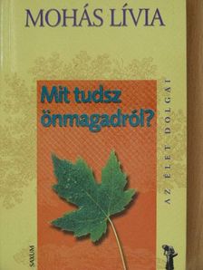 Mohás Lívia - Mit tudsz önmagadról? [antikvár]