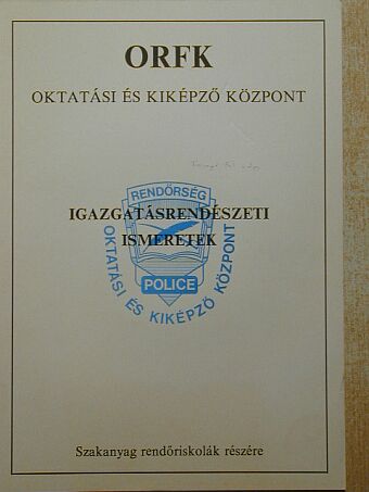 Kis-Szakály Egon - Igazgatásrendészeti ismeretek [antikvár]