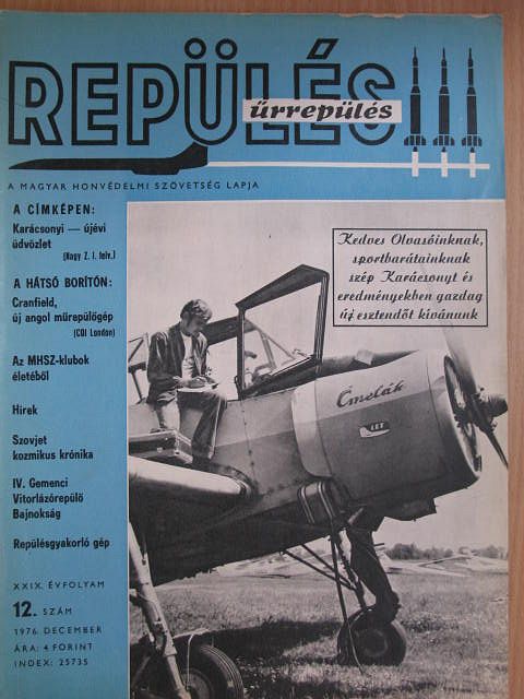 Bács György - Repülés-űrrepülés 1976. december [antikvár]
