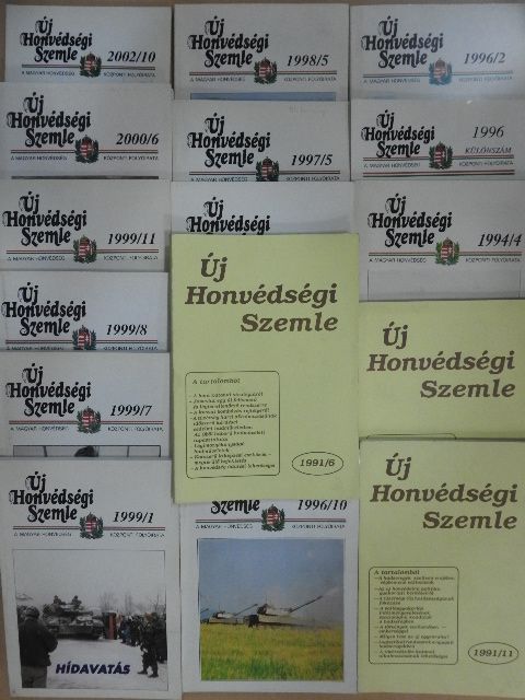 Dr. Kovács Jenő - Új honvédségi szemle 1991., 1994., 1996-2000., 2002. (vegyes számok) (17 db) [antikvár]