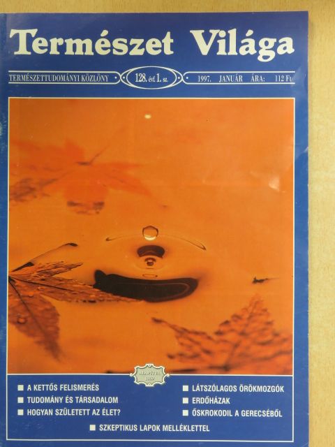 Barcsay László - Természet Világa 1997. január [antikvár]