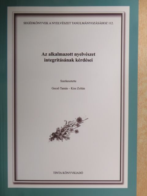 Bacskó Veronika - Az alkalmazott nyelvészet integritásának kérdései [antikvár]