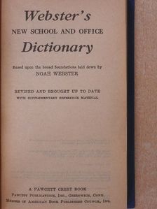 Noah Webster - Webster's New School and Office Dictionary [antikvár]