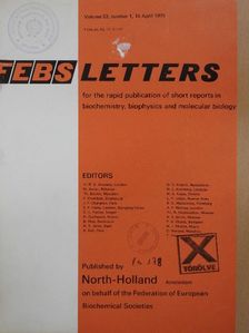 G. S. Boyd - Febs Letters Volume 53, Number 1-3./Volume 54, Number 1-3. [antikvár]