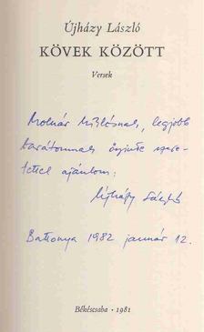 Újházy László - Kövek között (dedikált) [antikvár]