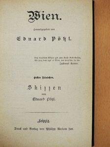 Eduard Pötzl - Wien (gótbetűs) [antikvár]