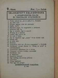 Bágya András - Válogatott dalszövegek 9. [antikvár]