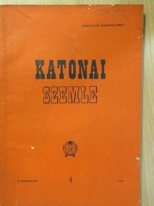 Bartus Vilmos - Katonai Szemle 1956. április [antikvár]