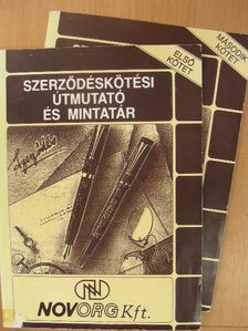 Dr. Baranyai János - Szerződéskötési útmutató és mintatár I-II. [antikvár]