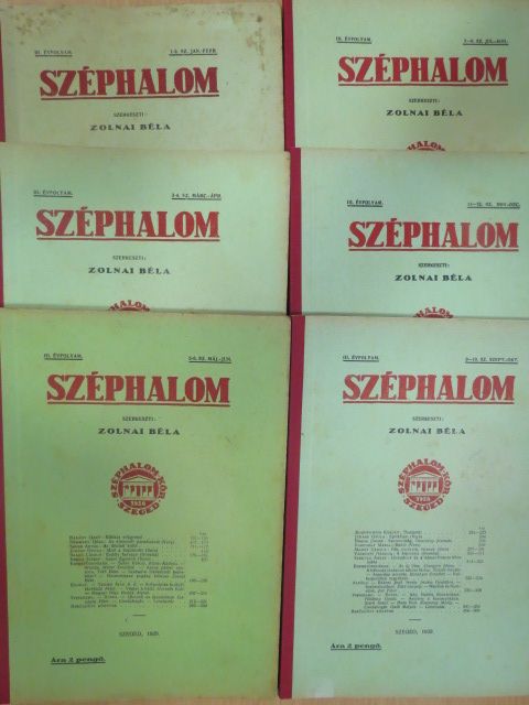 Alaksza Ambrus - Széphalom 1929. január-december [antikvár]