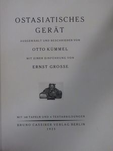 Ostasiatisches Gerät [antikvár]