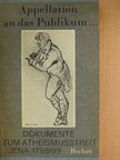 Johann Gottlieb Fichte - Appellation an das publikum... [antikvár]