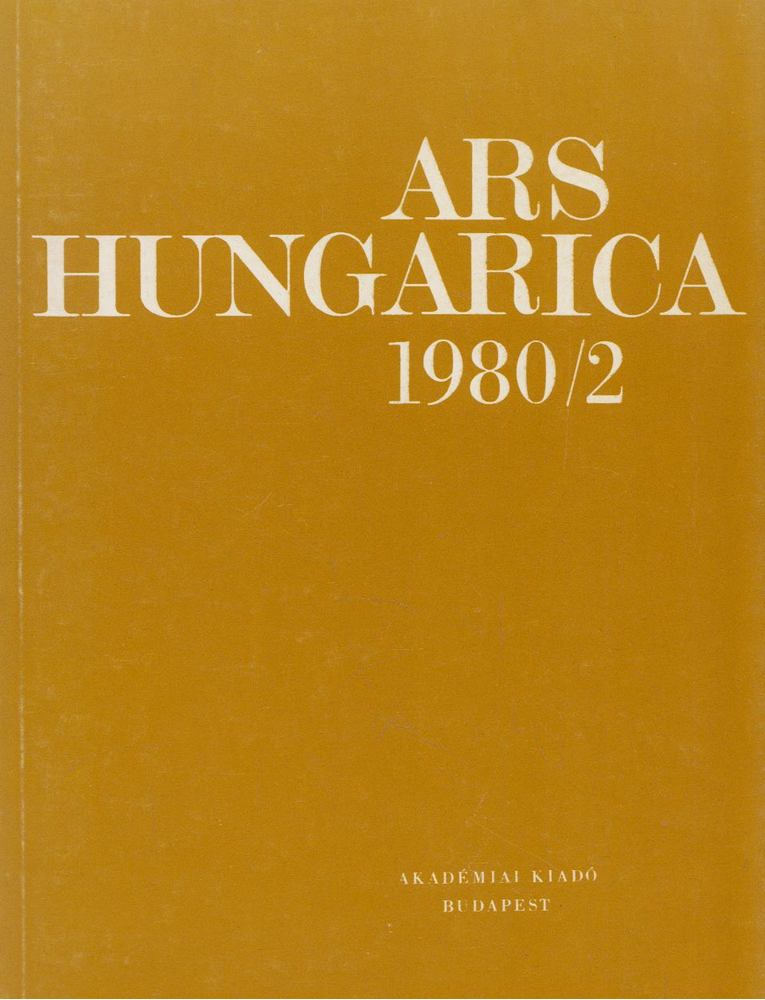TÍMÁR ÁRPÁD - Ars Hungarica 1980/2 [antikvár]