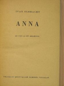 Ivan Olbracht - Anna [antikvár]