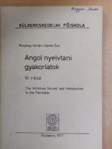 Butykay István - Angol nyelvtani gyakorlatok VI. [antikvár]