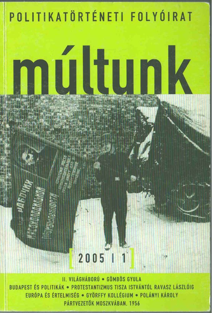 Egry Gábor - Múltunk 2005/1 [antikvár]