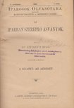Mártonfy Márton, Szterényi József - Iparosok Olvasótára 1899. V. évfolyam 1-9. szám [antikvár]