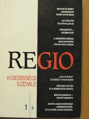 Bán D. András - Regio 1992/1. [antikvár]