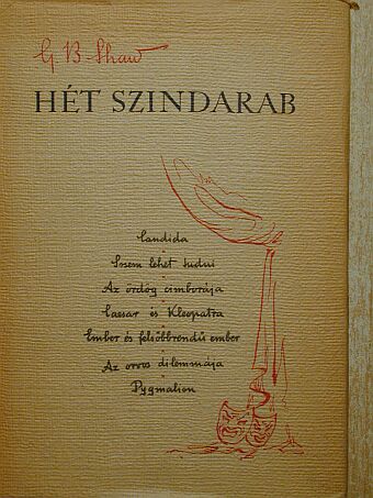George Bernard Shaw - Hét színdarab [antikvár]
