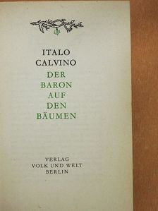 Italo Calvino - Der Baron auf den Bäumen [antikvár]